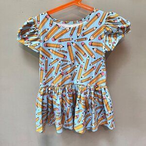 Sweet Petunia Girls' Pencil Print Dress‎ - Size 8